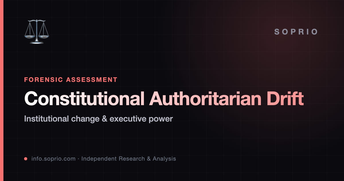 Constitutional Authoritarian Drift