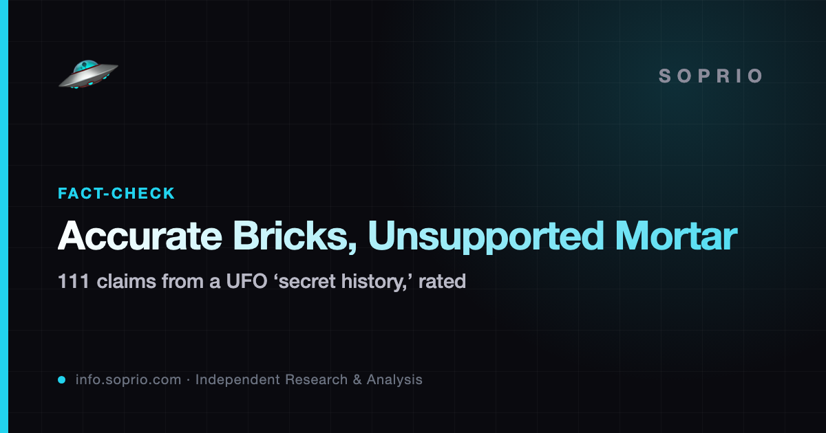 Fact-Checking Jason Samosa's UFO History