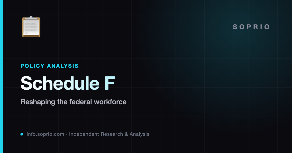 Schedule F Impact