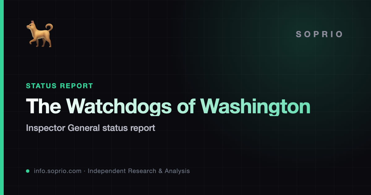 The Watchdogs of Washington